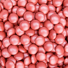 Chokoladelinser (100 g), assorterede, ensfarvede, Bordeaux (som Smarties)