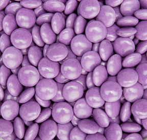 Chocolate lenses (100g), assorted, single colors, purple (like Smarties)
