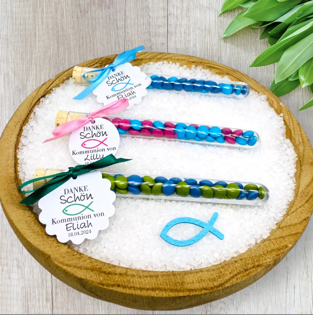 Edle Gastgeschenke zur Kommunion, Taufe, Konfirmation- Dankeschön Geschenk