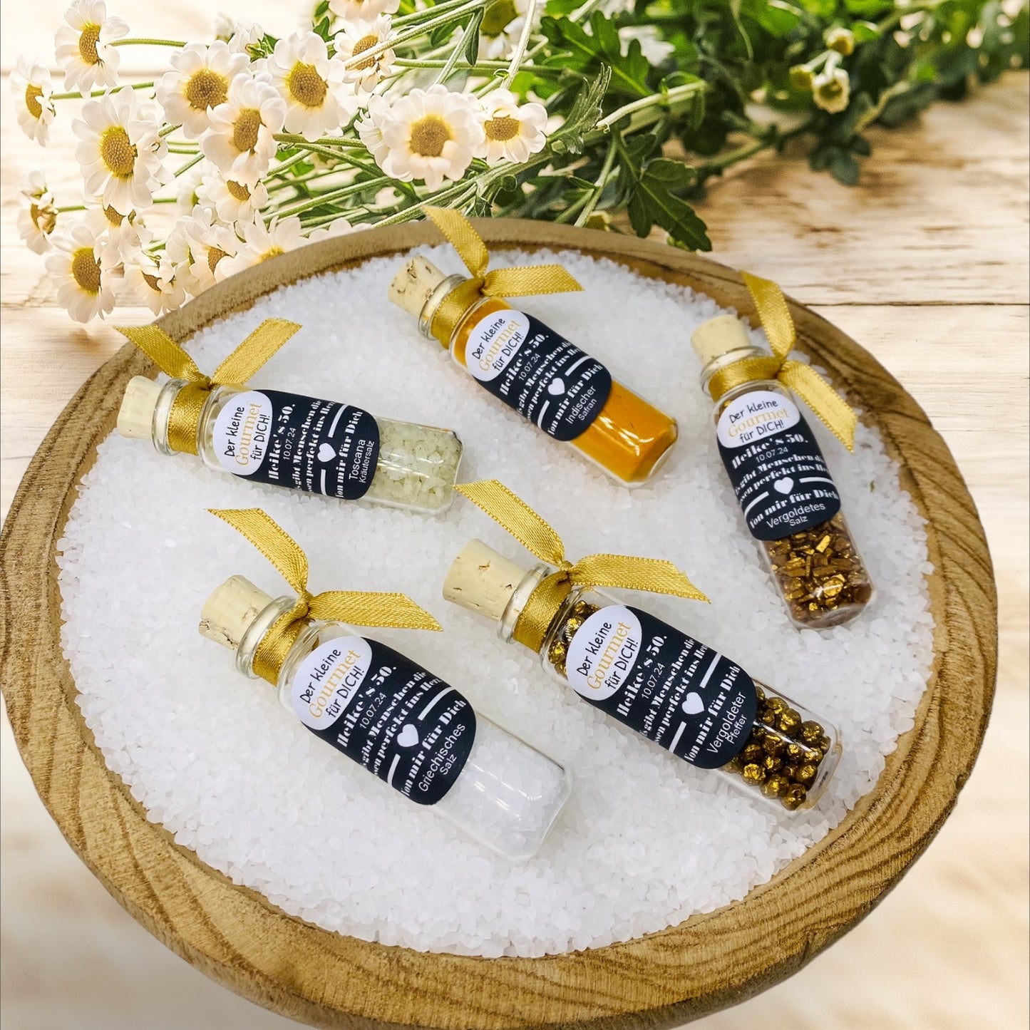 Gourmet-Gastgeschenke zum Geburtstag als Schiffsglas