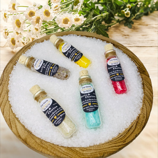 Gastgeschenk zur Hochzeit: Personalisierte Entspannung im Schiffsglas!